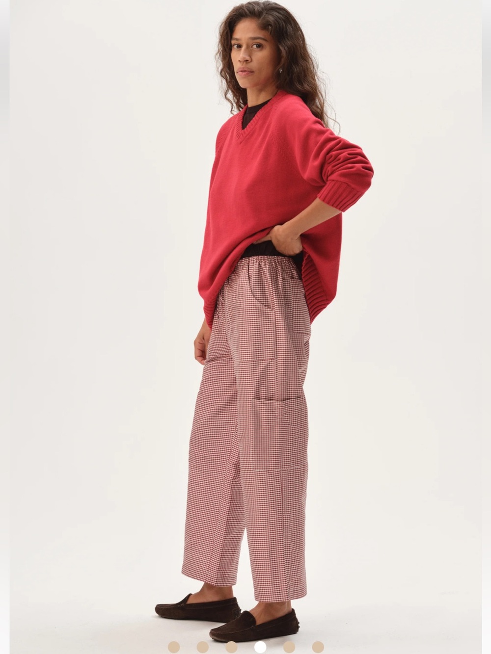 DONNI. The Silk Taffeta Cargo Pant - XS - Picture 4 of 10